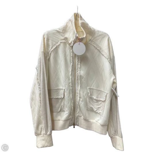 Jacket Shirt By Umgee In Cream, Size: M