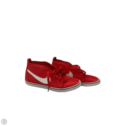 Shoes Sneakers By Nike In Red, Size: 8.5