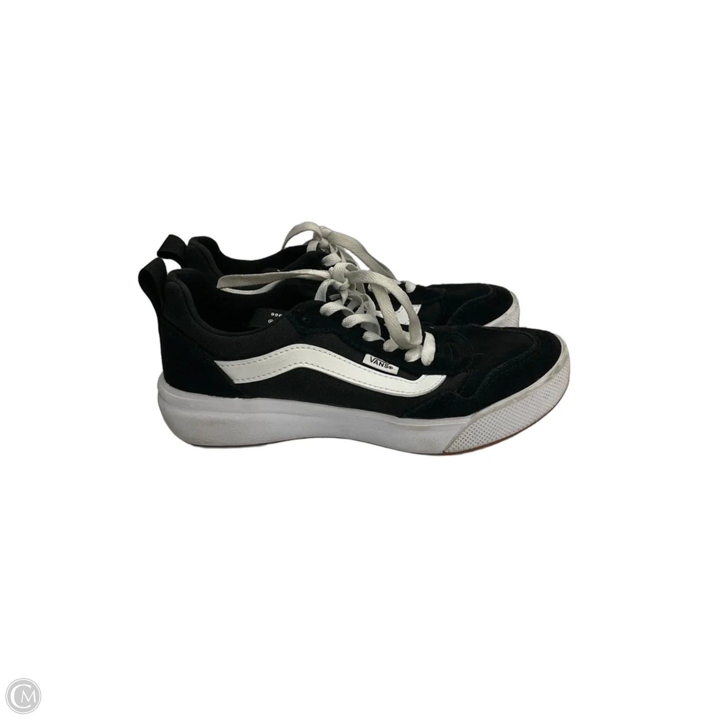 Shoes Sneakers By Vans In Black, Size: 6.5