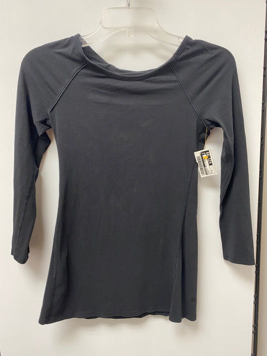 Athletic Top Long Sleeve Crewneck By Lululemon In Black, Size: S