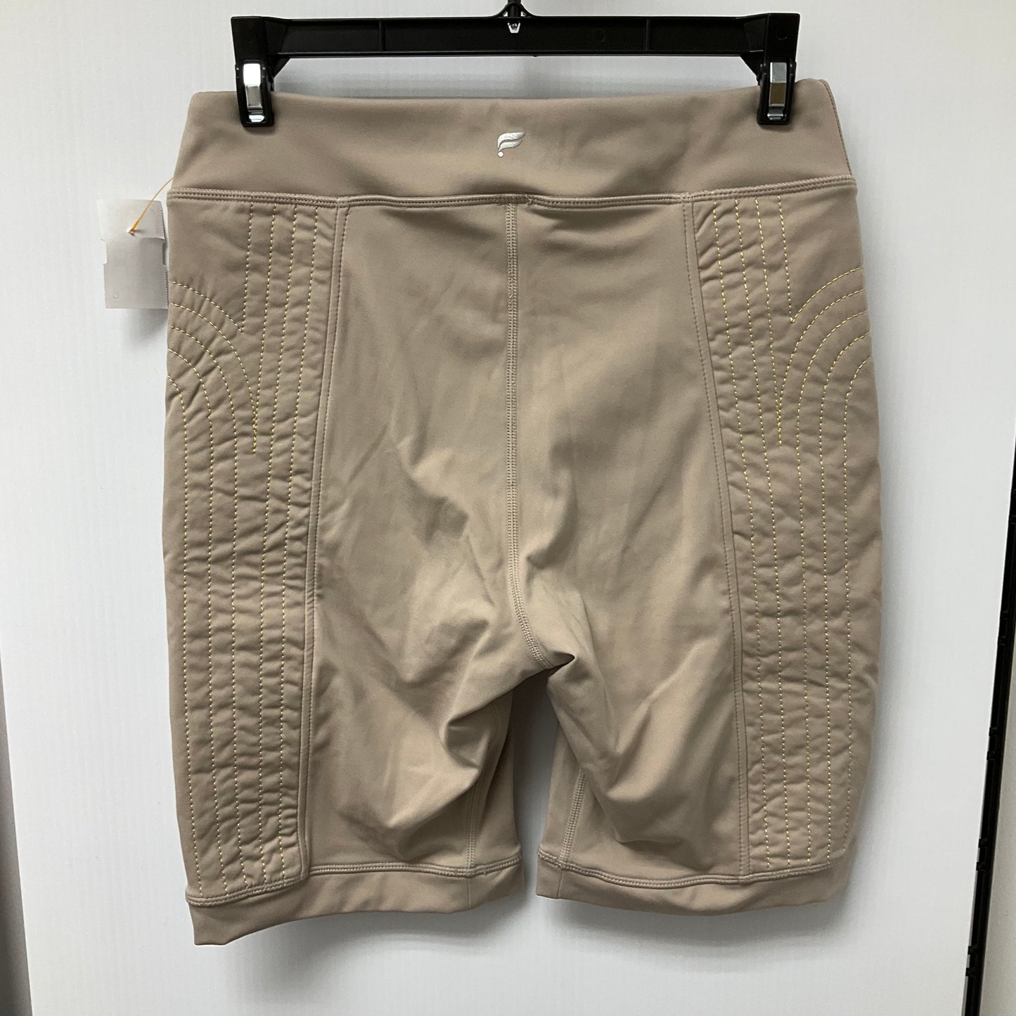 Athletic Shorts By Fabletics In Tan, Size: L