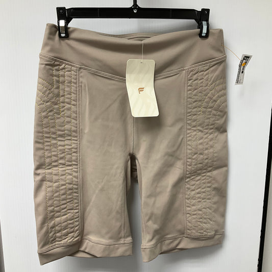 Athletic Shorts By Fabletics In Tan, Size: L