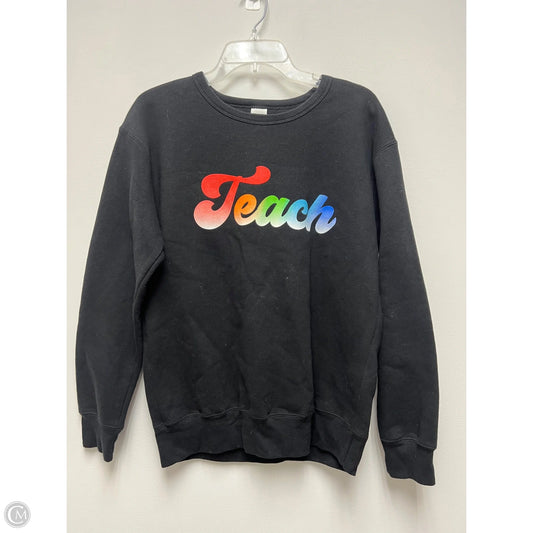 Sweatshirt Crewneck By Gildan In Black, Size: M