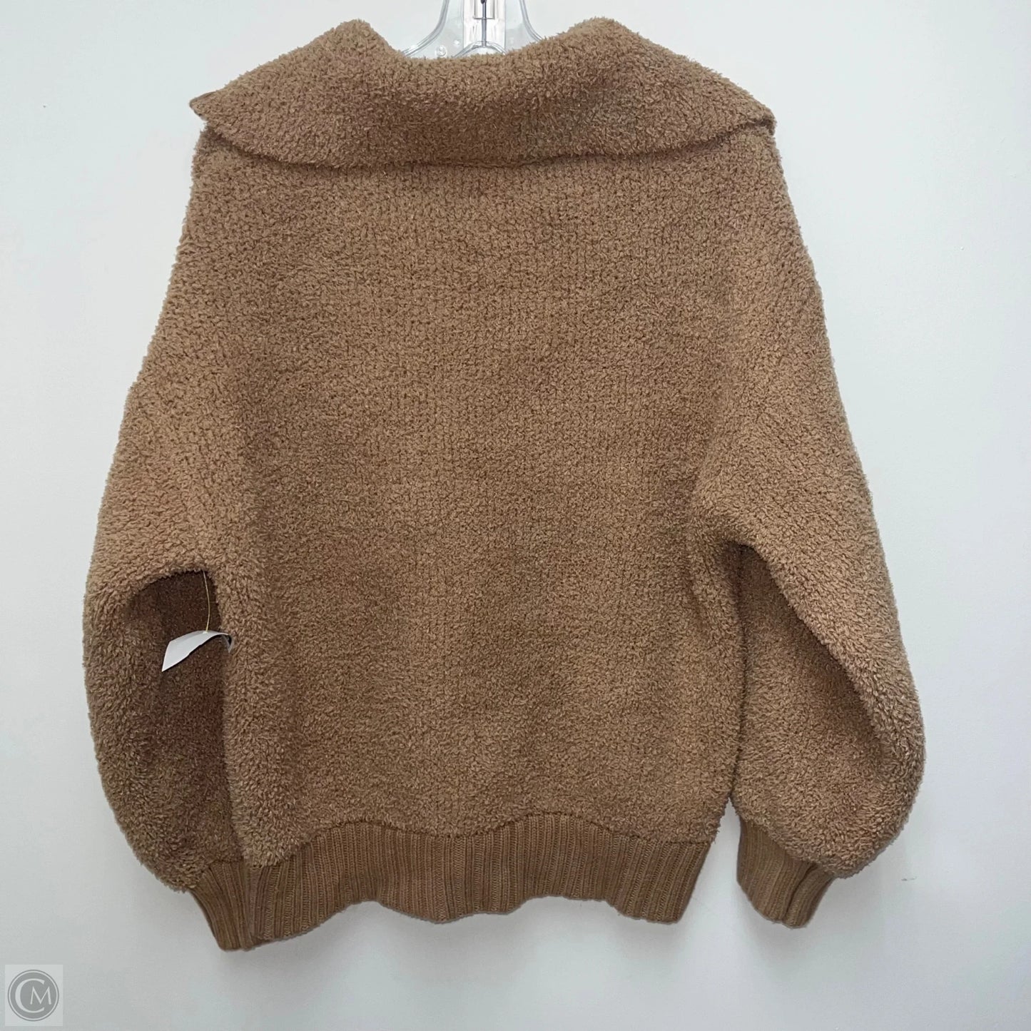Jacket Faux Fur & Sherpa By Aerie In Tan, Size: M