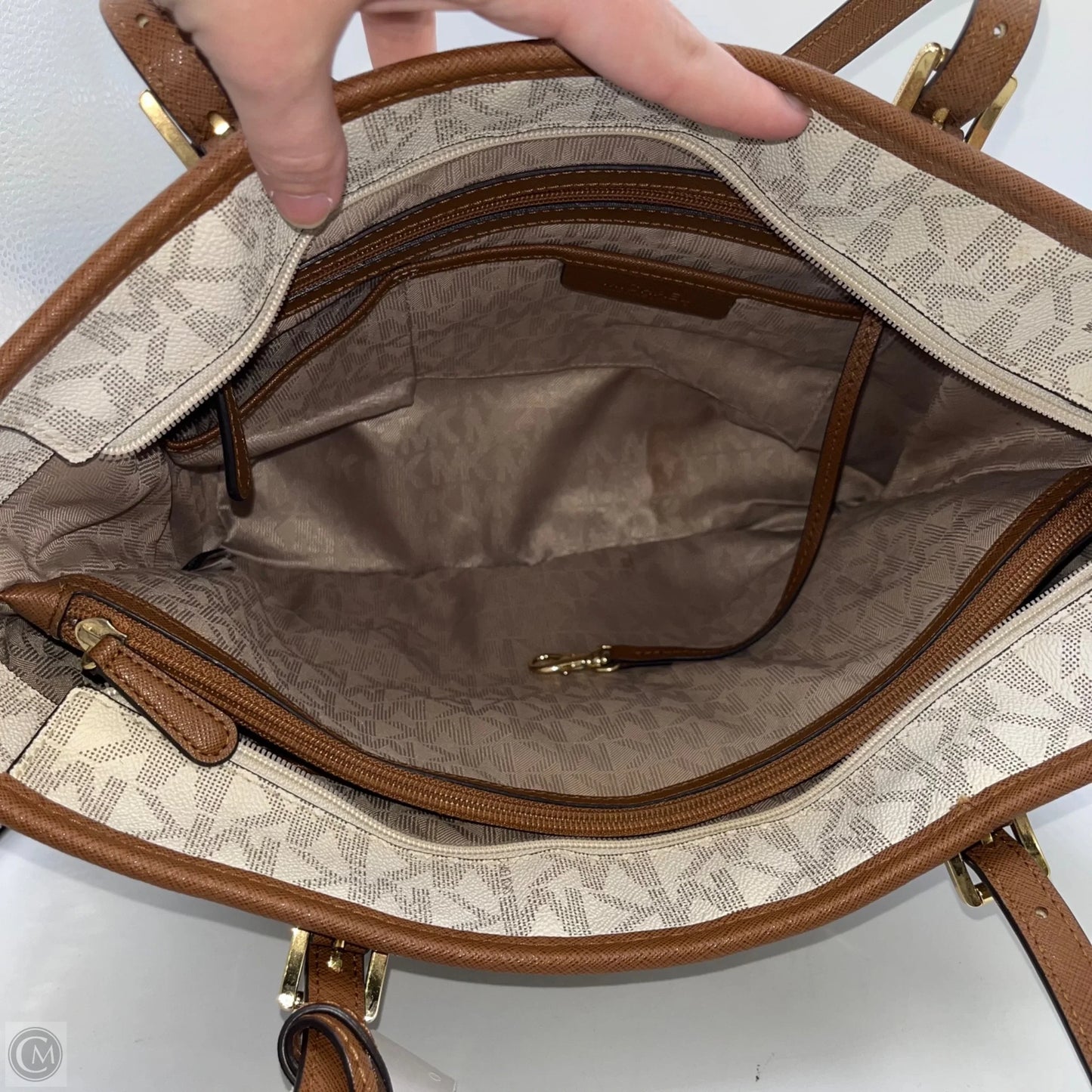 Handbag Designer By Michael Kors, Size: Large