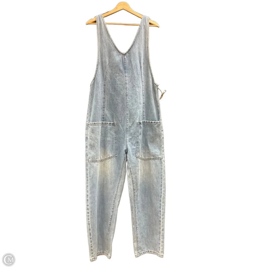 Jumpsuit By Zenana In Blue Denim, Size: M