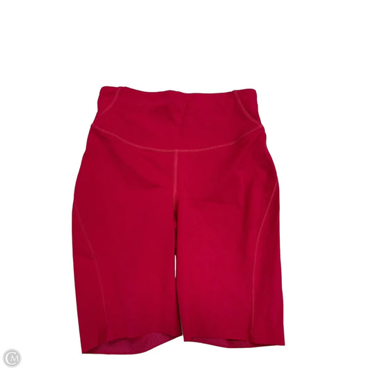 Athletic Shorts By Lululemon In Red, Size: 6