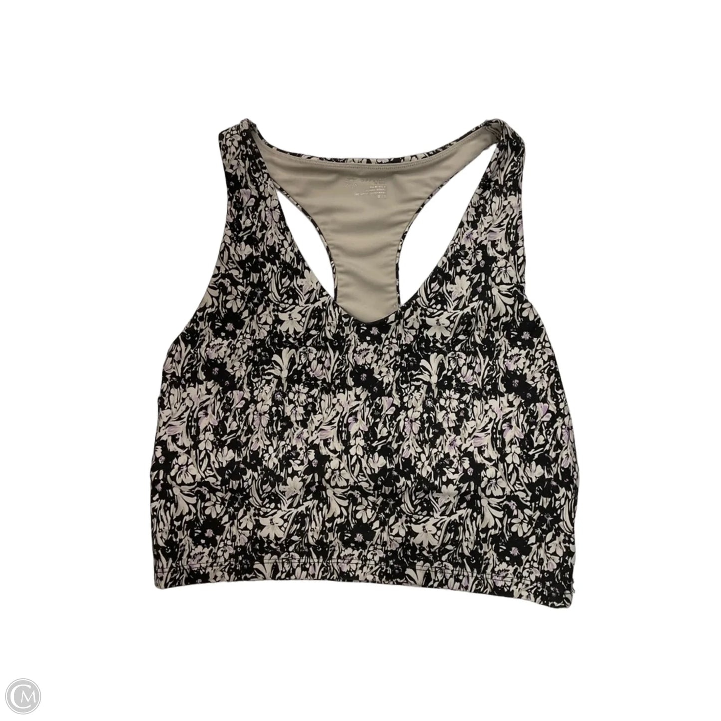 Athletic Tank Top By Offline In Floral Print, Size: M