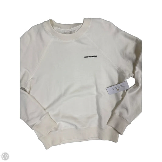 Sweatshirt Crewneck By Spiritual Gangster In White, Size: M