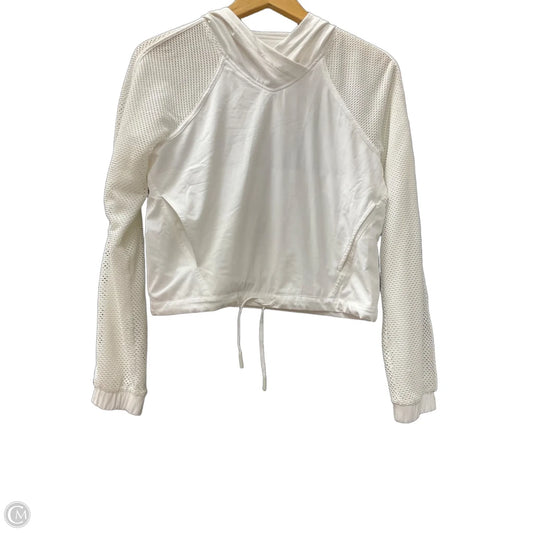 Athletic Sweatshirt Hoodie By Lululemon In White, Size: S