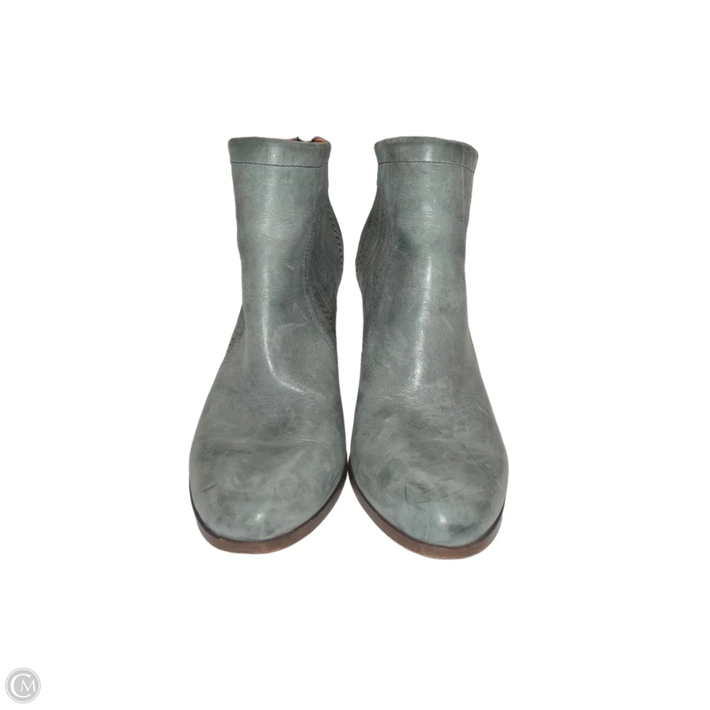 Boots Designer By Coach In Grey, Size: 8