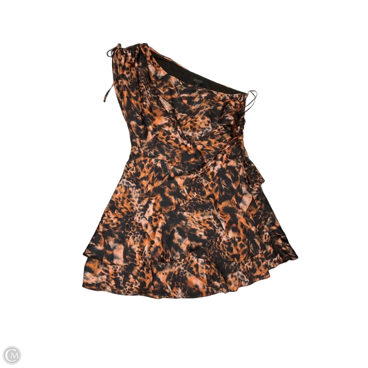 Dress Designer By All Saints In Animal Print, Size: 10
