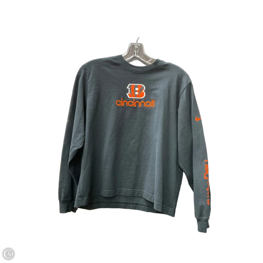Top Long Sleeve By Nike Apparel In Black, Size: S