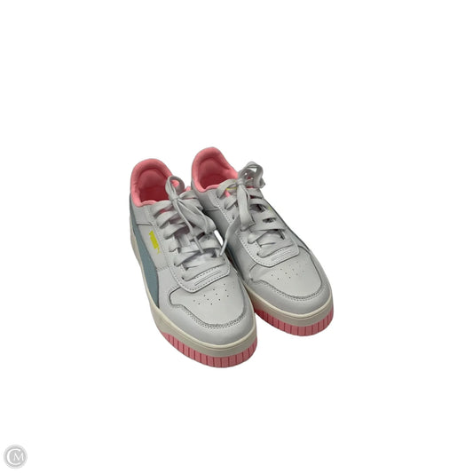 Shoes Sneakers By Puma In Pink & White, Size: 7.5