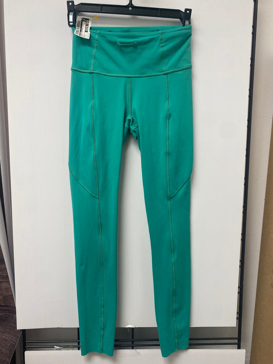 Athletic Leggings By Lululemon In Green, Size: S