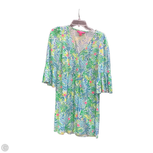 Dress Designer By Lilly Pulitzer In Floral Print, Size: 0p