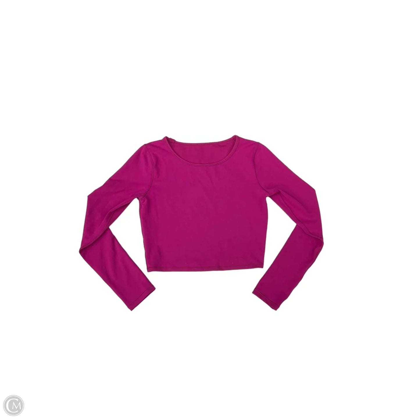 Athletic Top Long Sleeve Crewneck By Lululemon In Purple, Size: L