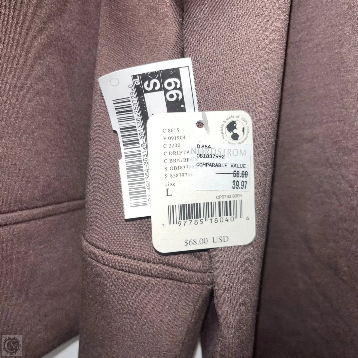 Sweatshirt Hoodie By Free People In Brown, Size: L