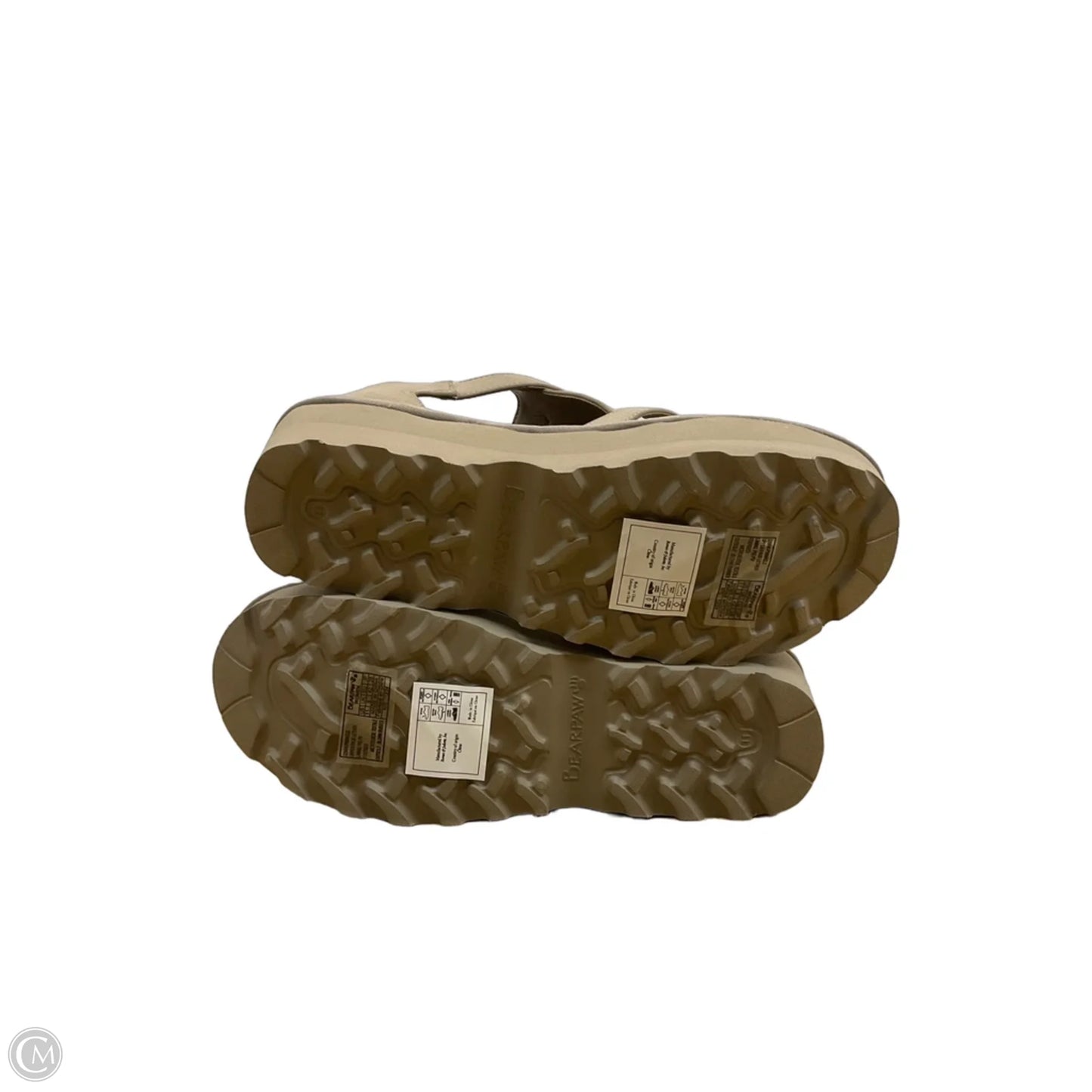 Shoes Flats By Bearpaw In Grey, Size: 11