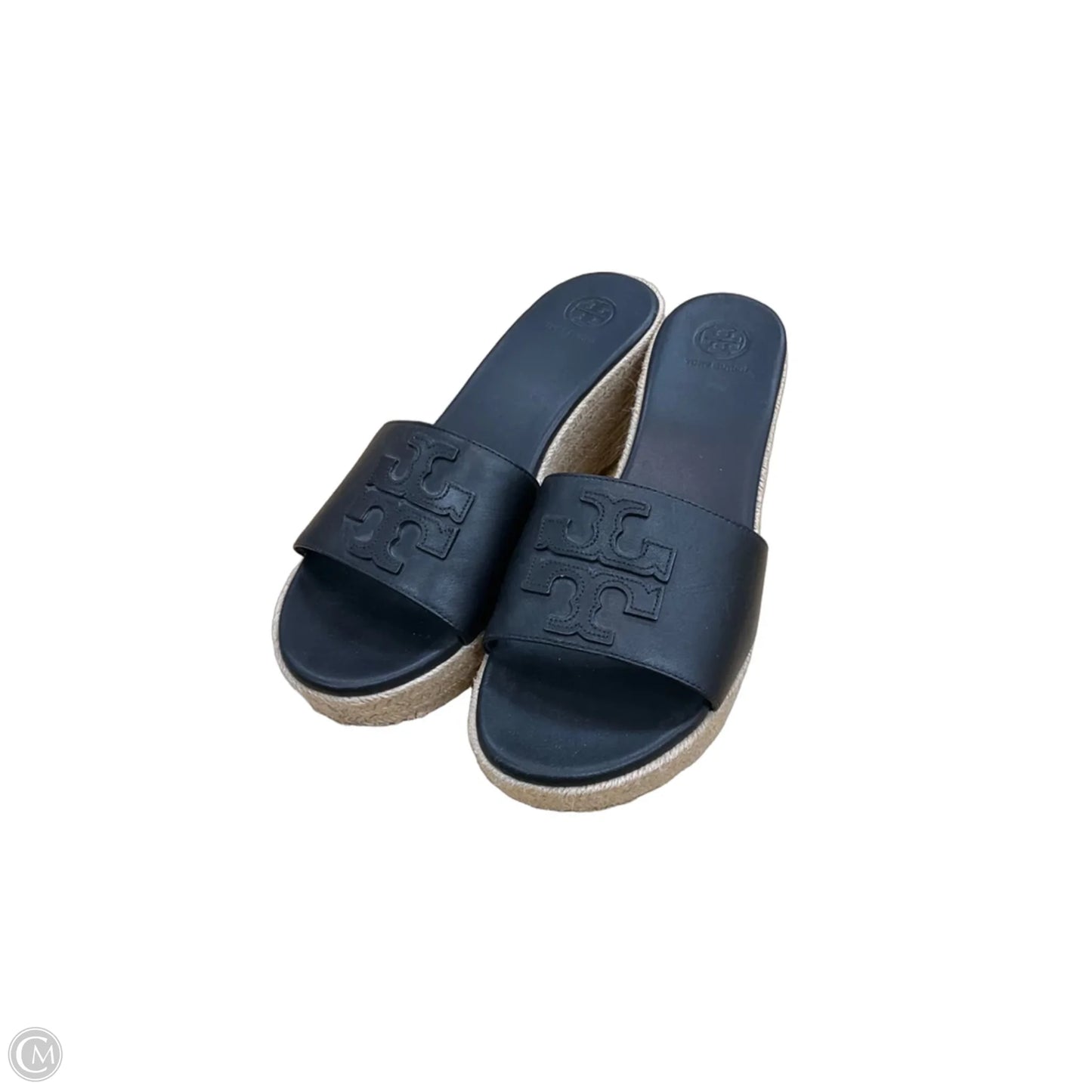 Sandals Designer By Tory Burch In Black, Size: 9