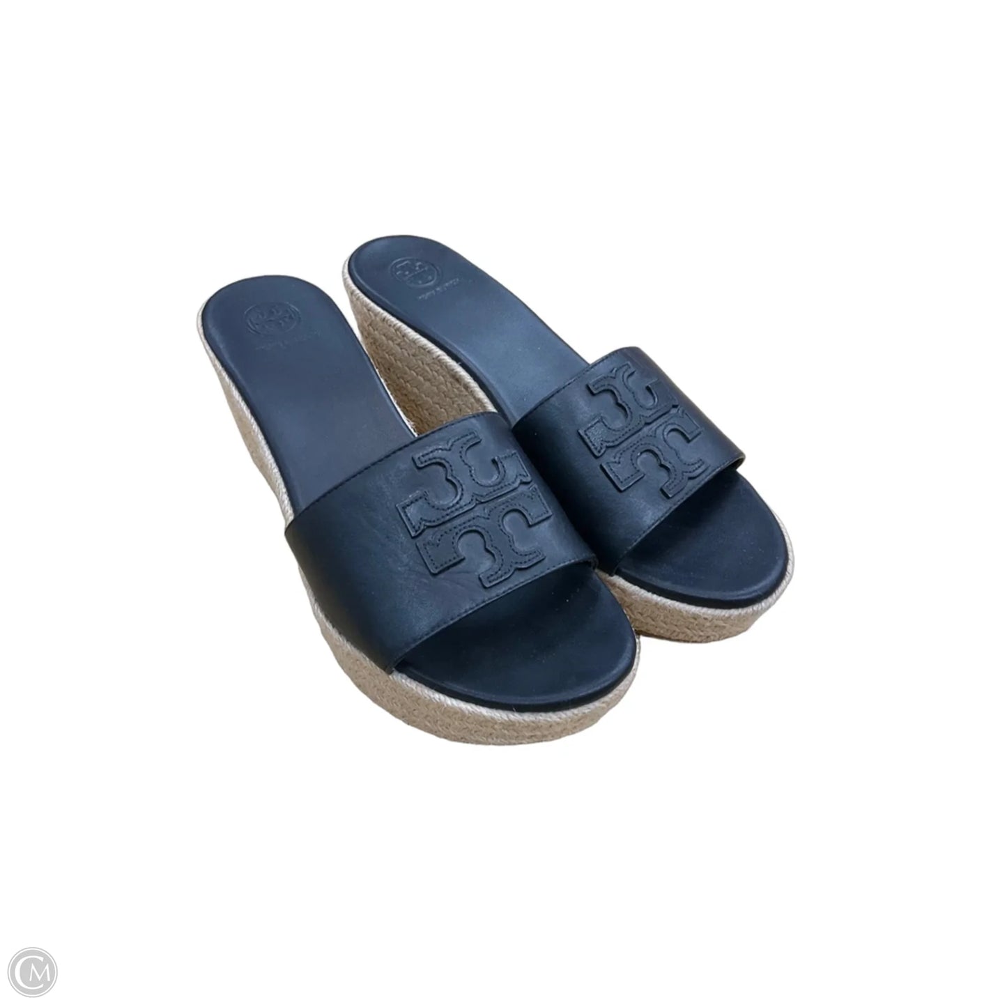 Sandals Designer By Tory Burch In Black, Size: 9