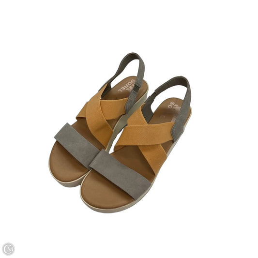 Sandals Heels Platform By Sorel In Multi-colored, Size: 8.5