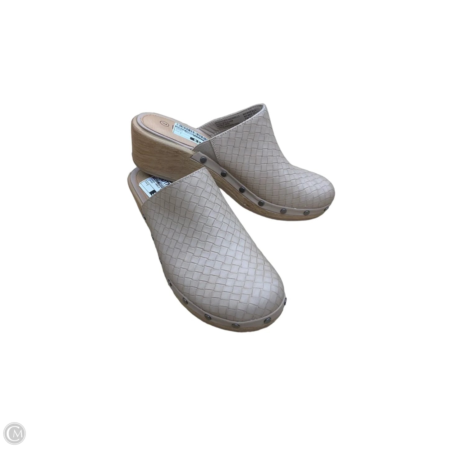 Shoes Heels Wedge By Falls Creek In Brown, Size: 7