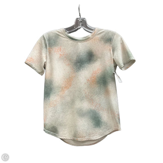 Athletic Top Short Sleeve By Lululemon In Multi-colored, Size: 2