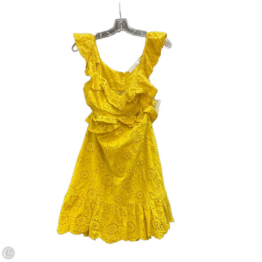 Dress Casual Short By Astr In Yellow, Size: M