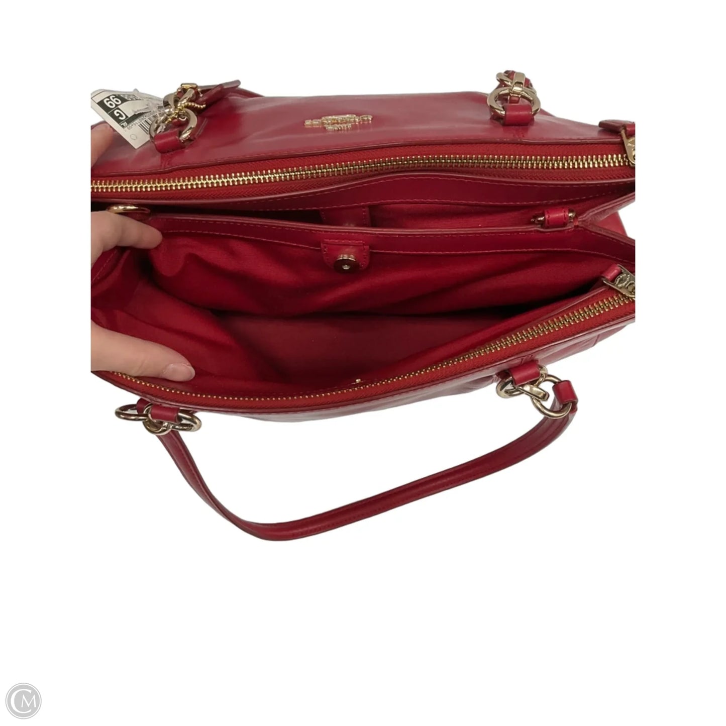 Handbag Designer By Coach, Size: Large