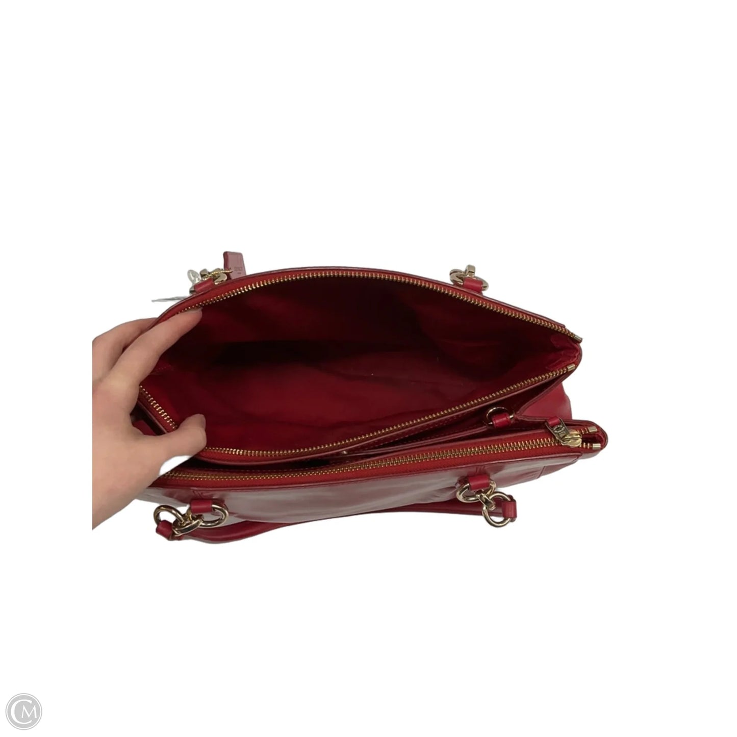 Handbag Designer By Coach, Size: Large