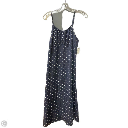 Dress Casual Midi By Clothes Mentor In Polkadot Pattern, Size: L