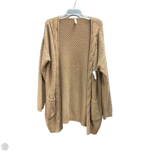 Cardigan By Clothes Mentor In Brown, Size: Xl