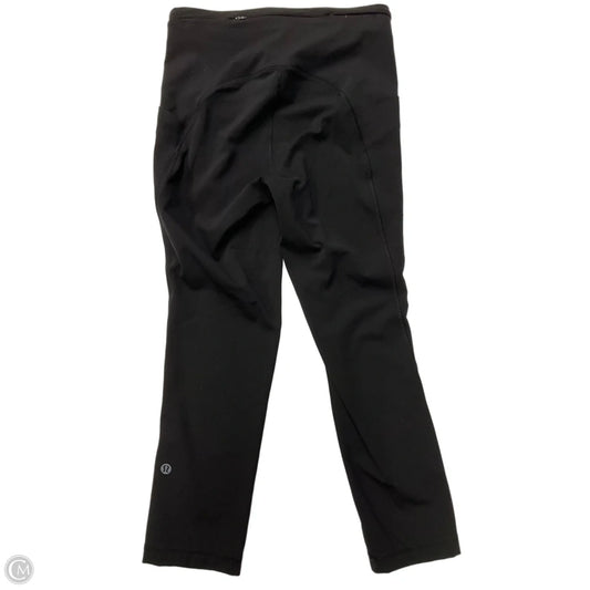 Athletic Capris By Lululemon In Black, Size: S