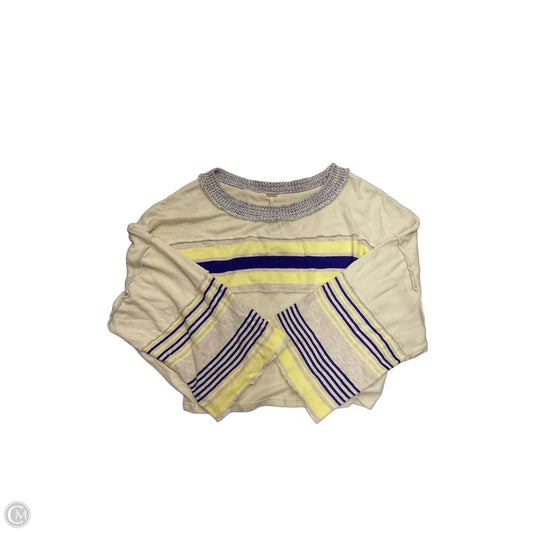 Sweater By Free People In Striped Pattern, Size: S