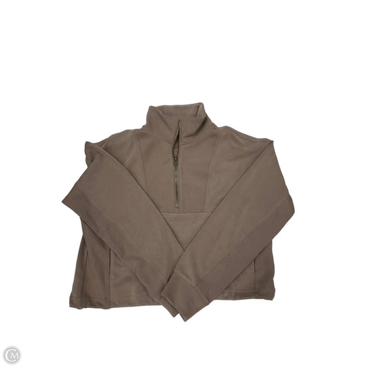 Athletic Jacket By Athleta In Tan, Size: S