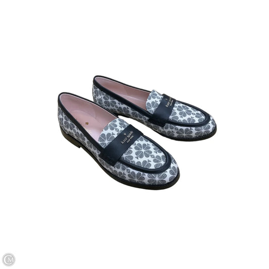 Shoes Designer By Kate Spade In Black & White, Size: 7