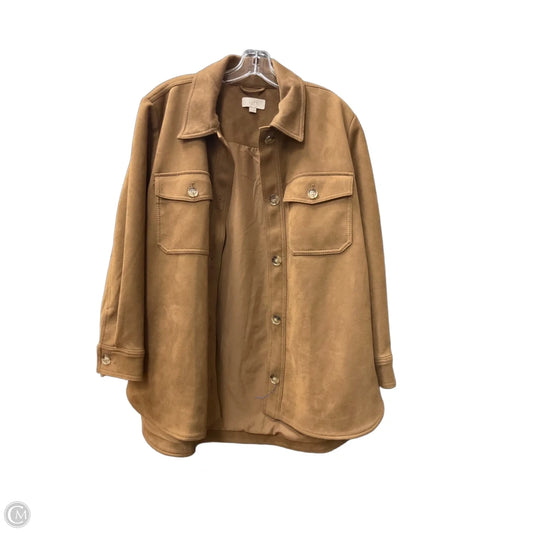 Jacket Other By Loft In Brown, Size: L