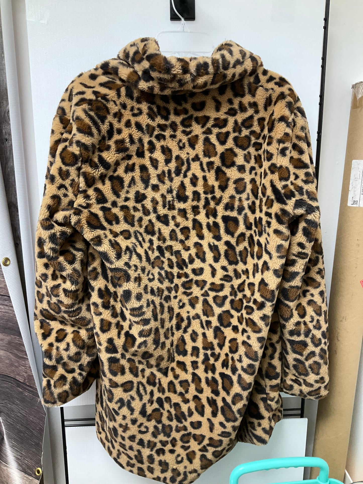 Jacket Faux Fur & Sherpa By Clothes Mentor In Animal Print, Size: Xxl