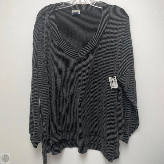 Top Long Sleeve By Altard State In Grey, Size: 1x