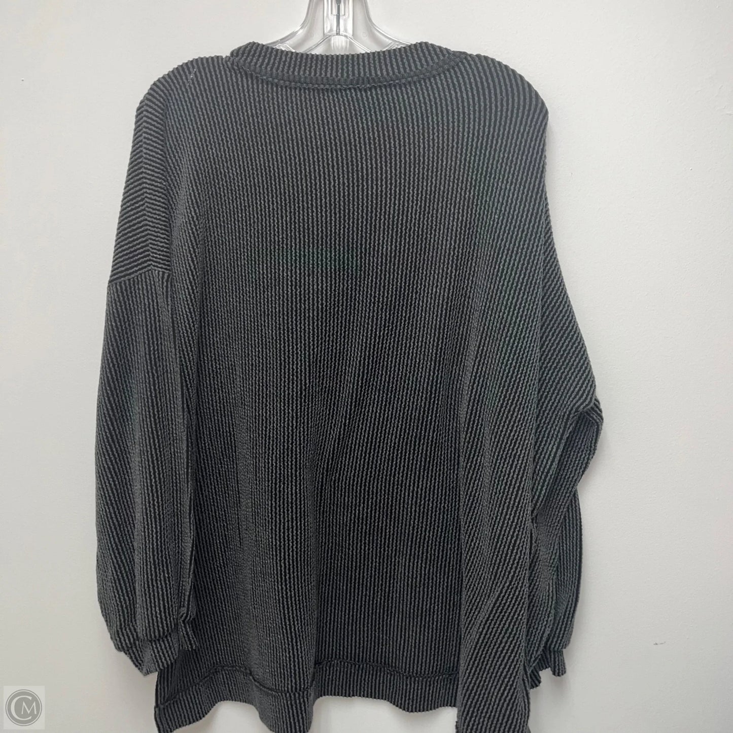 Top Long Sleeve By Altard State In Grey, Size: 1x