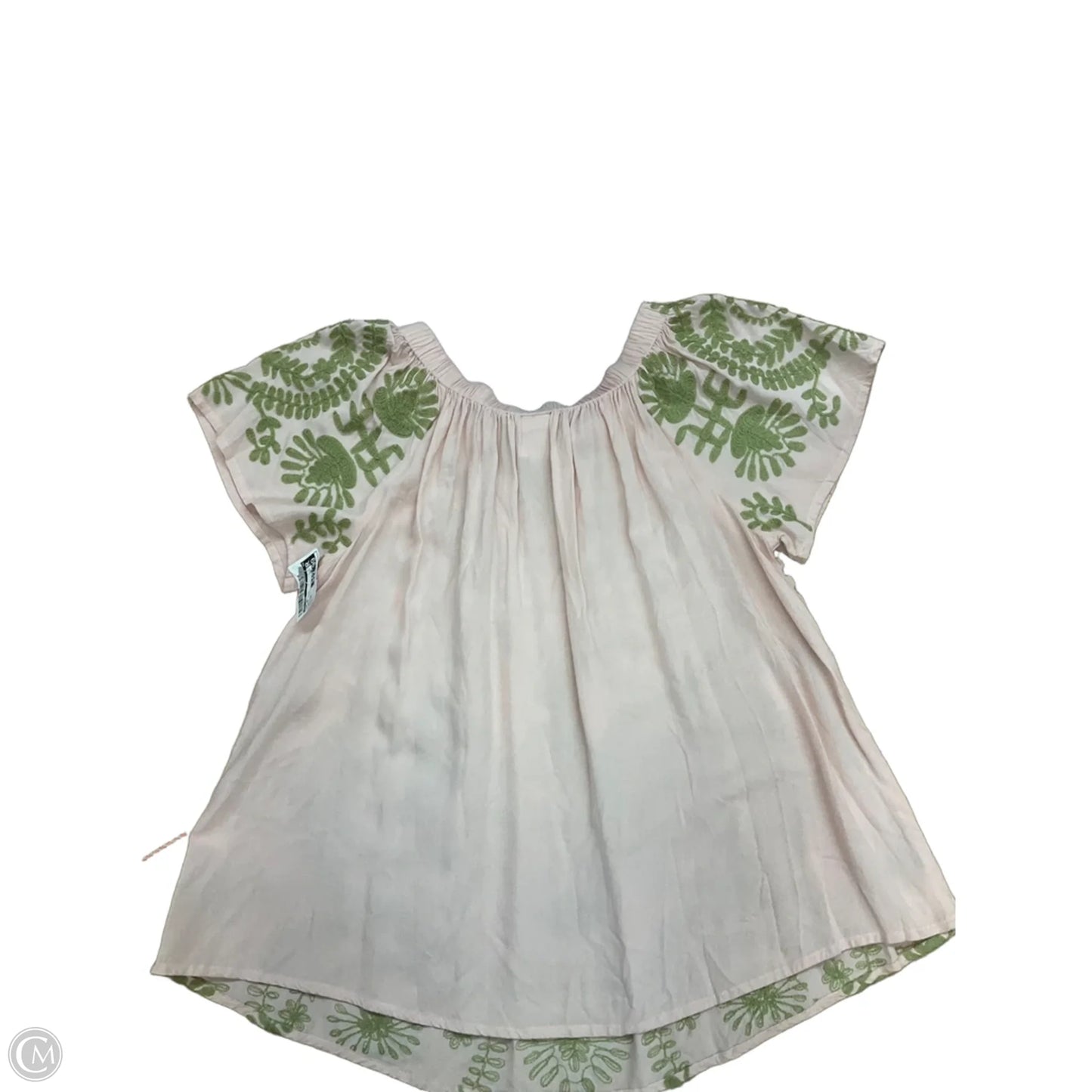 Top Short Sleeve By Ivy Jane In Floral Print, Size: Xs
