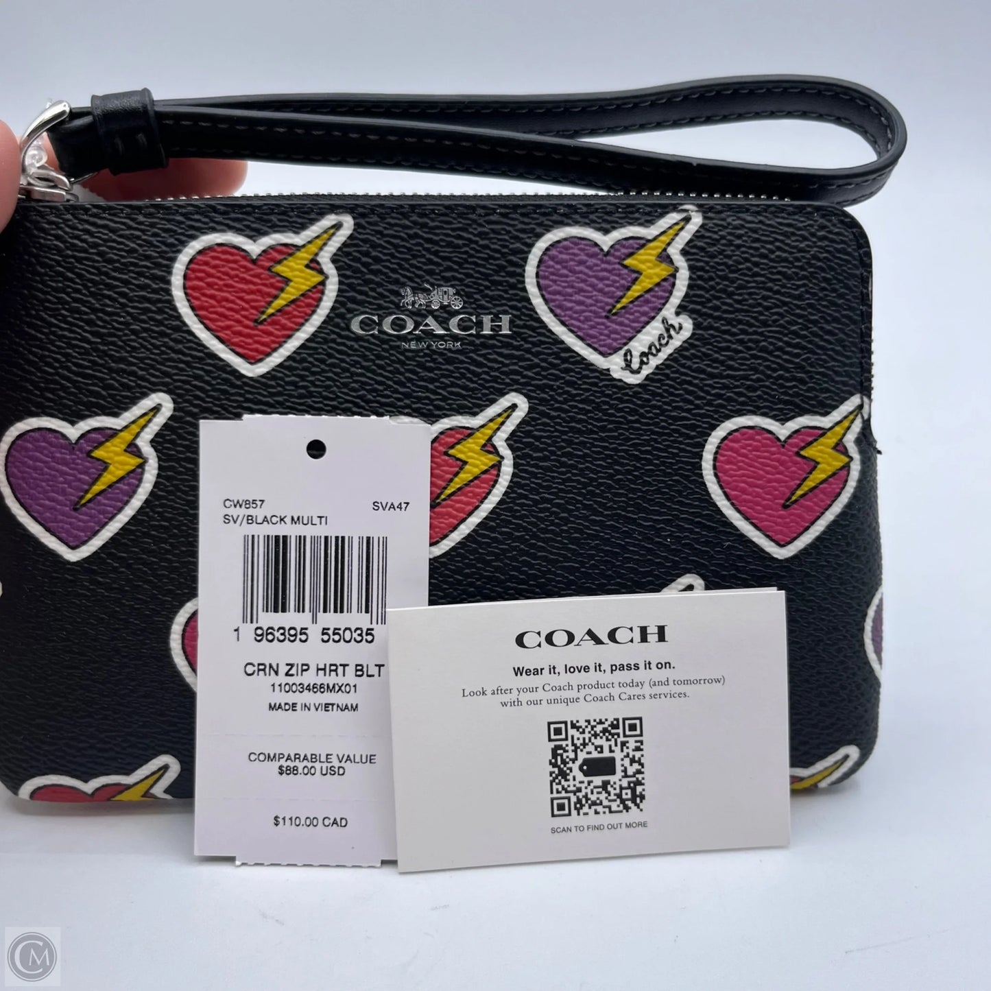 Wristlet Designer By Coach, Size: Small