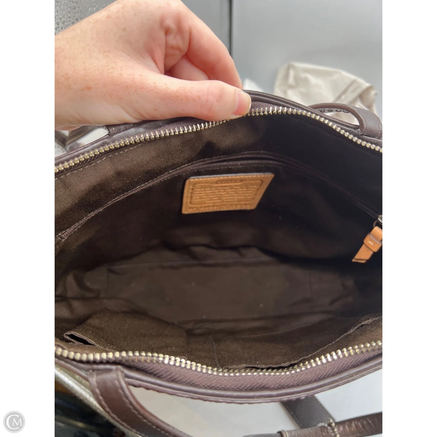 Handbag Designer By Coach, Size: Medium