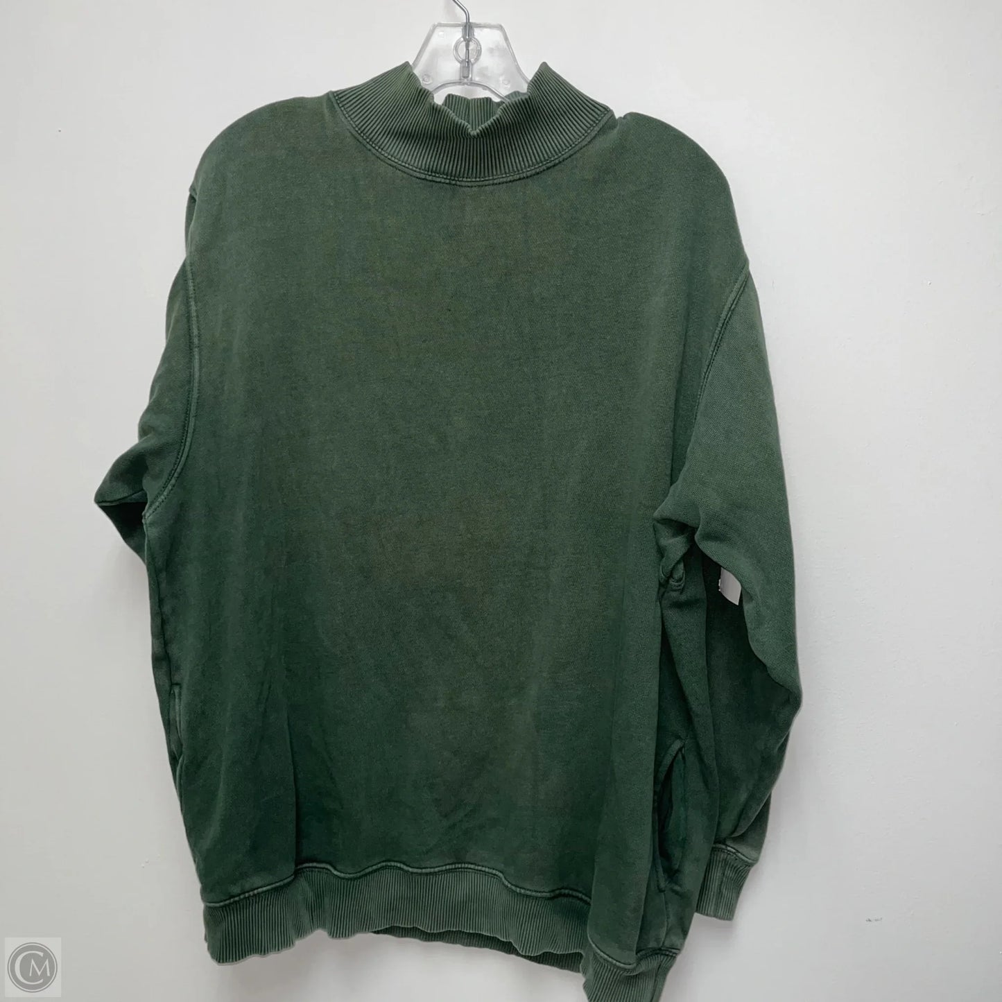 Sweatshirt Collar By Aerie In Green, Size: M