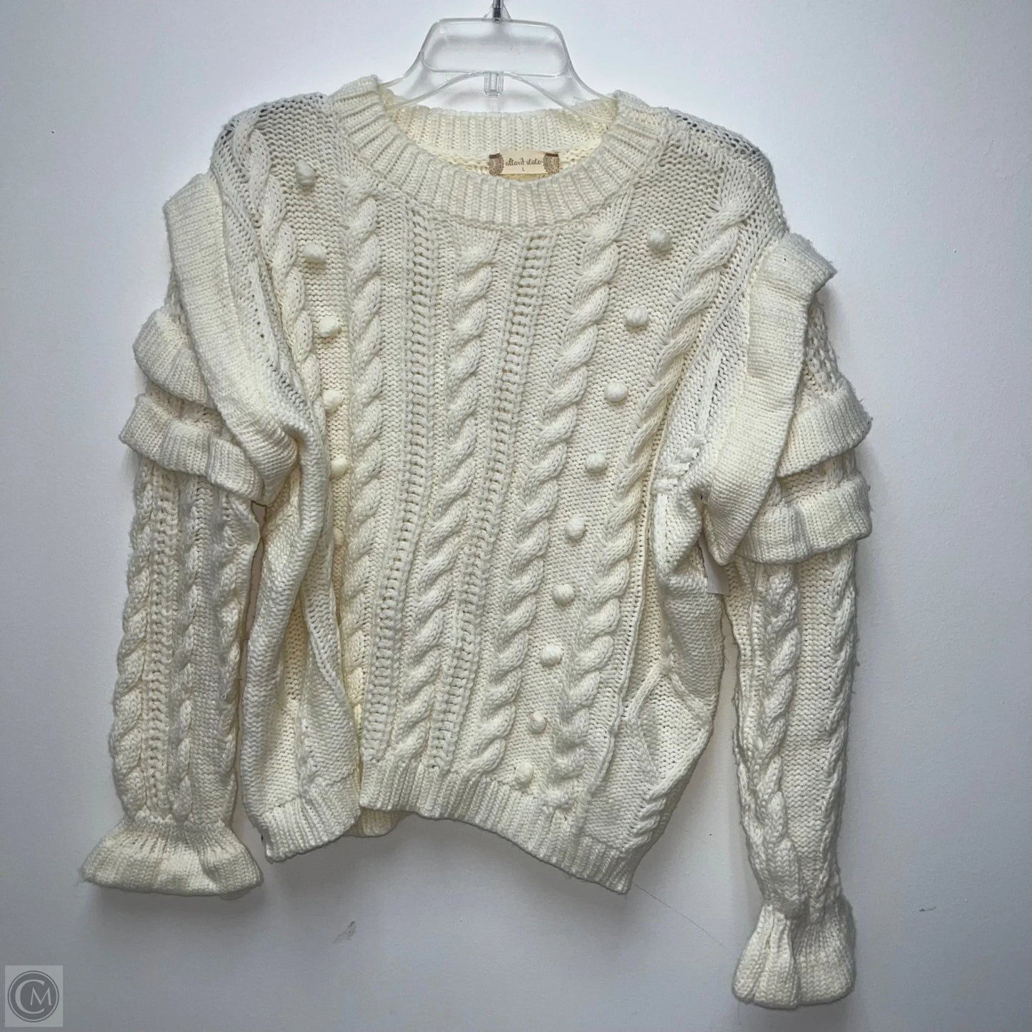 Sweater By Altard State In White, Size: L