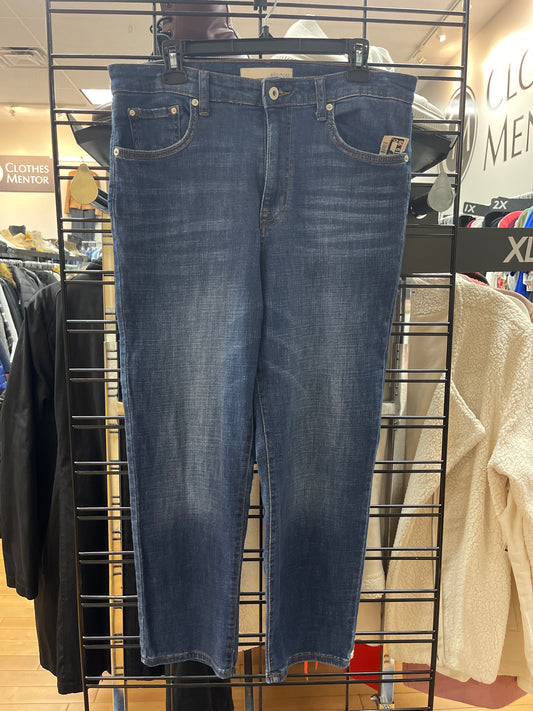 Jeans Boyfriend By Ella Moss In Blue Denim, Size: 12