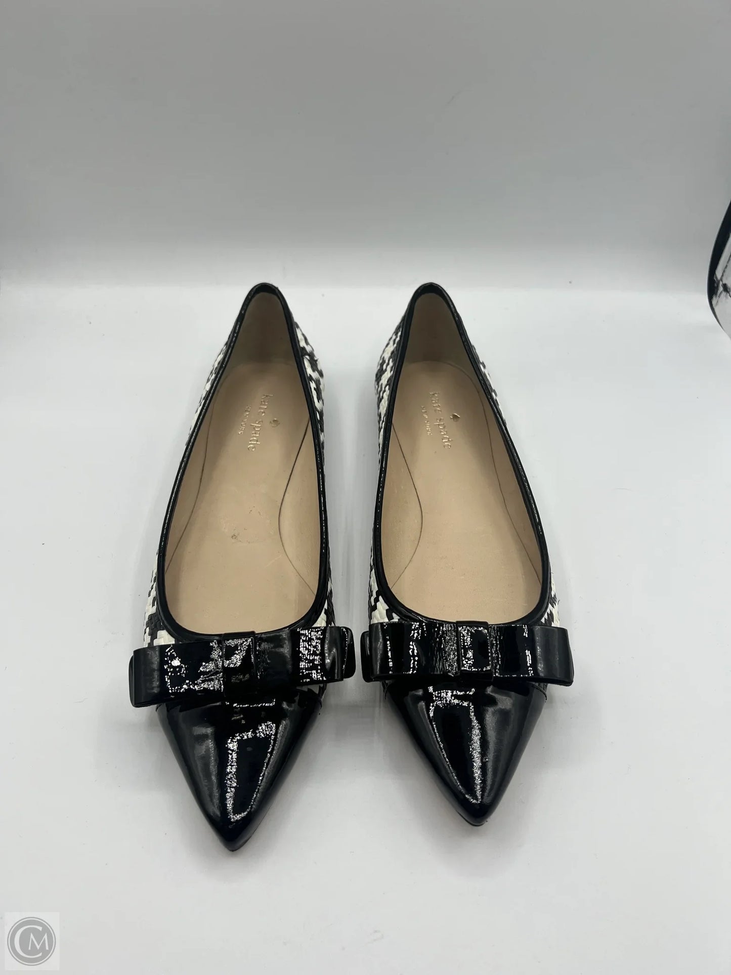 Shoes Designer By Kate Spade In Black & White, Size: 8.5