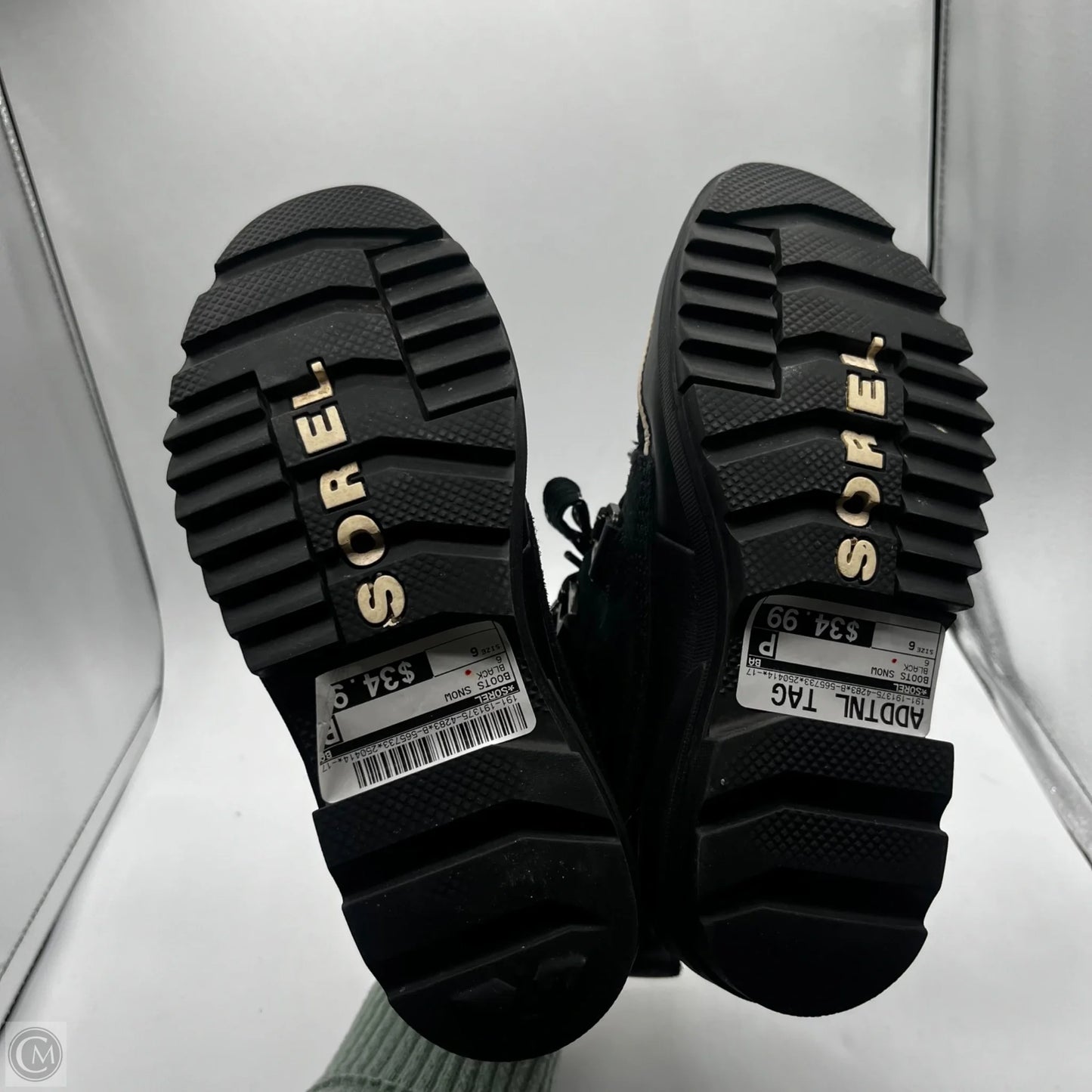 Boots Snow By Sorel In Black, Size: 6