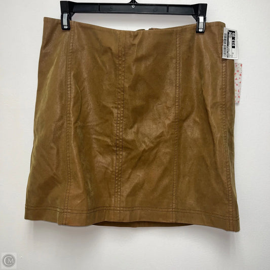 Skirt Mini & Short By Free People In Tan, Size: 10